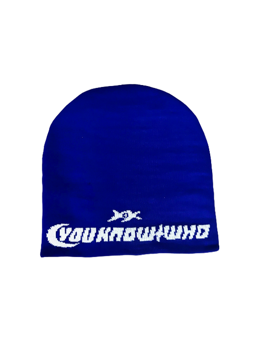 "You Know Who" Beanie BLUE